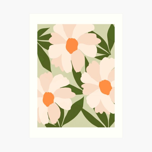 Freya's flower - greenery Art Print