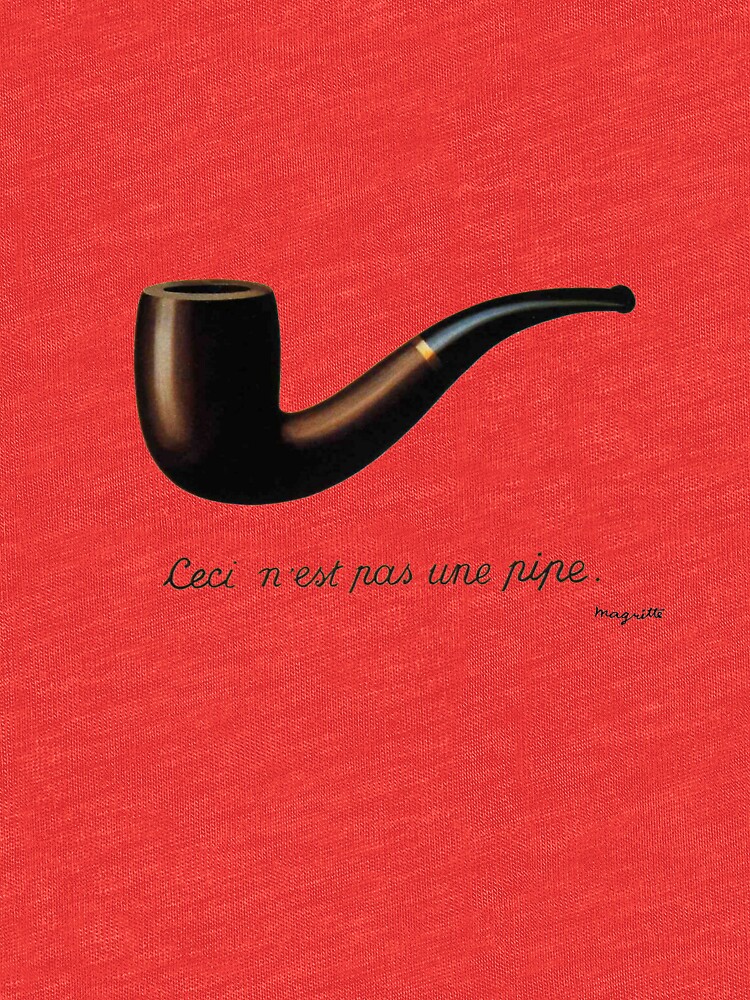 "ceci n�est pas une pipe" Tshirt by geotasi Redbubble