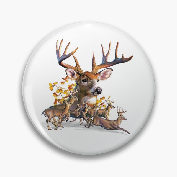 Item preview, Deer Collage designed and sold by Salmoneggs.