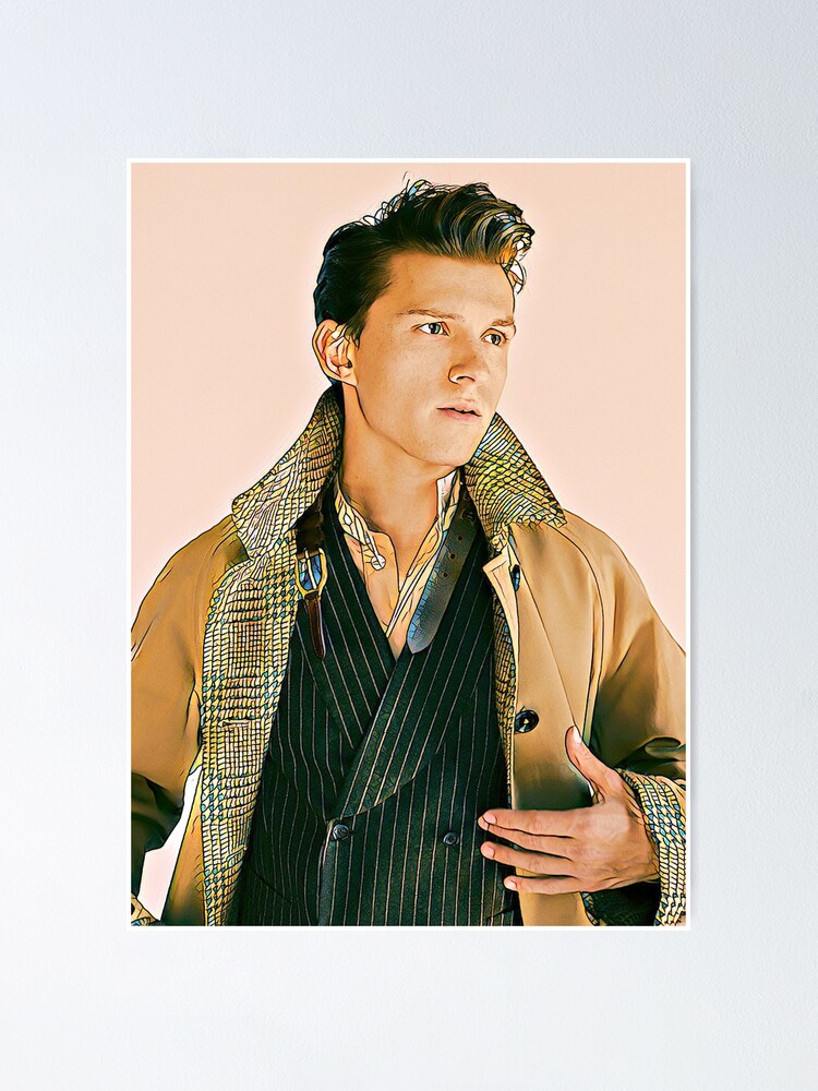 Tom Holland Modeling Painting