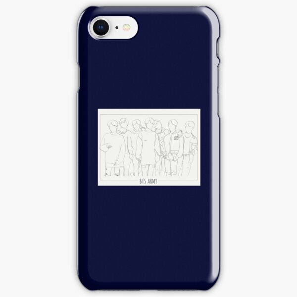 Bts Silhouette Iphone Cases Covers Redbubble - bts usernames for roblox