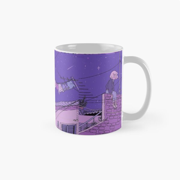 Item preview, Don't look down, look up - A sad girl under a starry sky designed and sold by MindChirp.