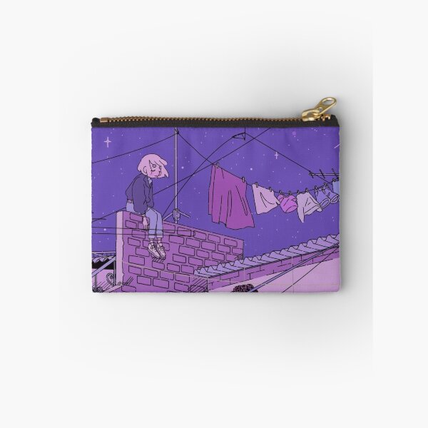 Item preview, Don't look down, look up - A sad girl under a starry sky designed and sold by MindChirp.
