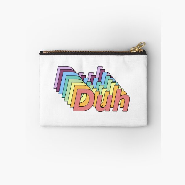 Item preview, "Duh" Rainbow Sticker designed and sold by kaylacraft3.
