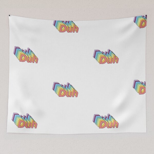 Item preview, "Duh" Rainbow Sticker designed and sold by kaylacraft3.