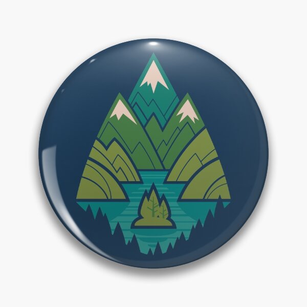 Mountain Lake Pin