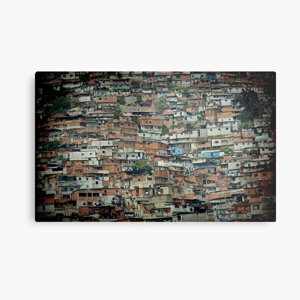 Caracas Ranchos © Metal Print