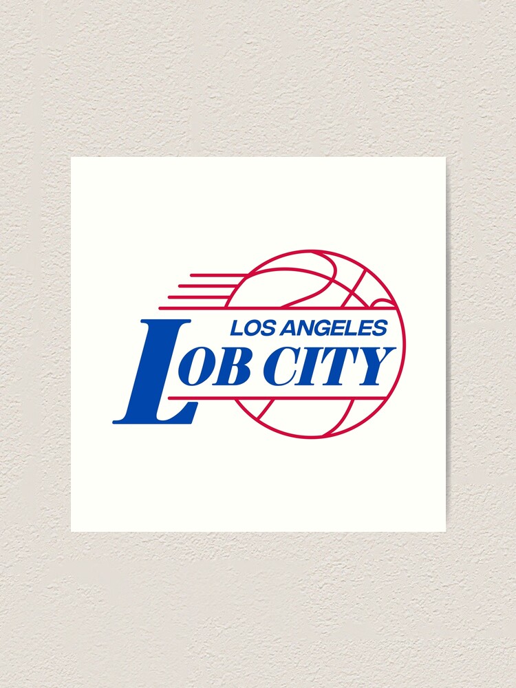 Los Angeles Basketball Lob City Art Print By Sportsign Redbubble