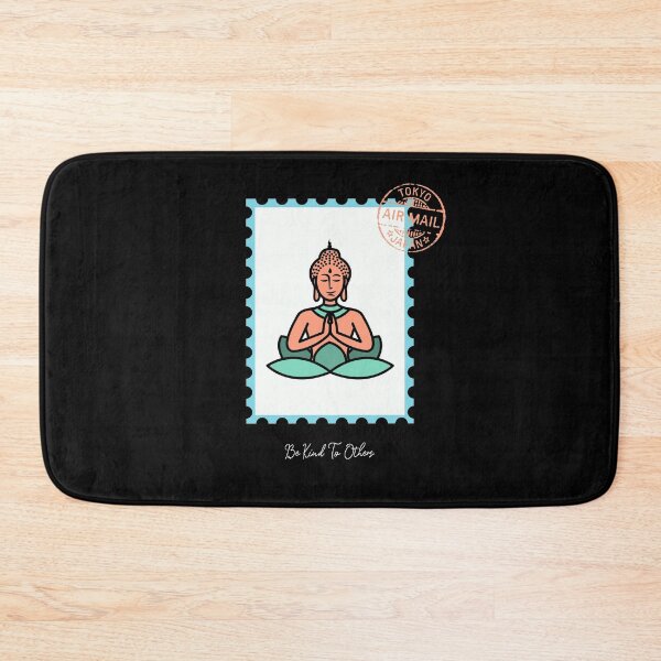 Item preview, Be Kind To Others Buddha Stamp  designed and sold by darknessjeff86.