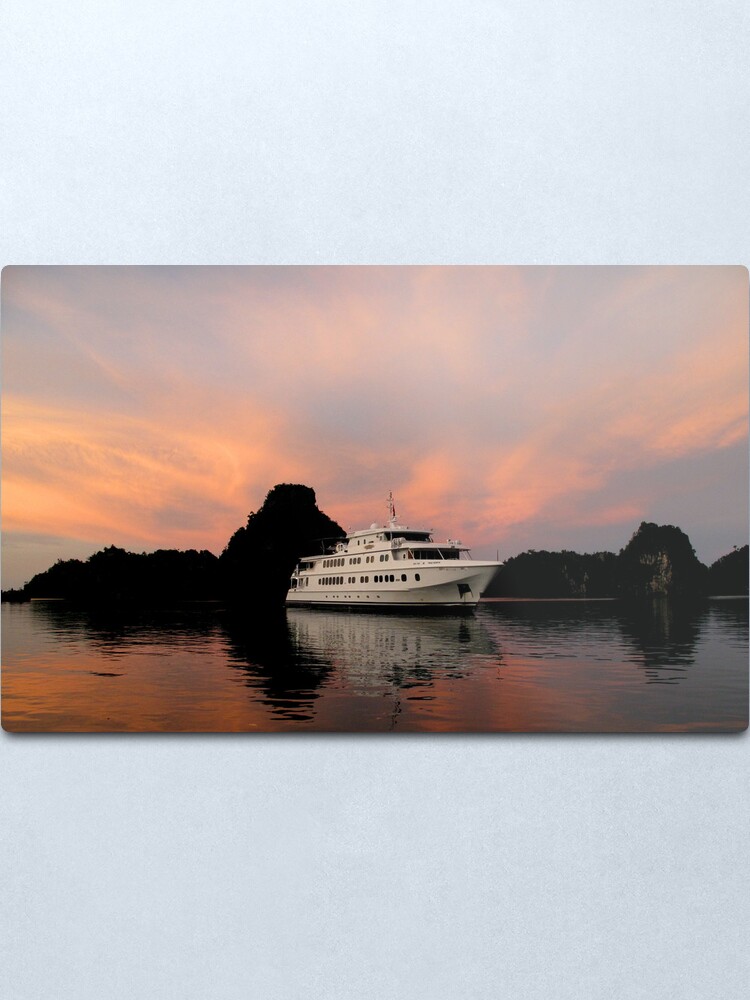 Alternate view of True North at Misool III Metal Print