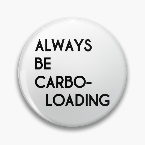 Item preview, ABC - ALWAYS BE CARBO-LOADING (Black text) designed and sold by K*REG Tees.