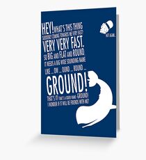 Panicking Greeting Card