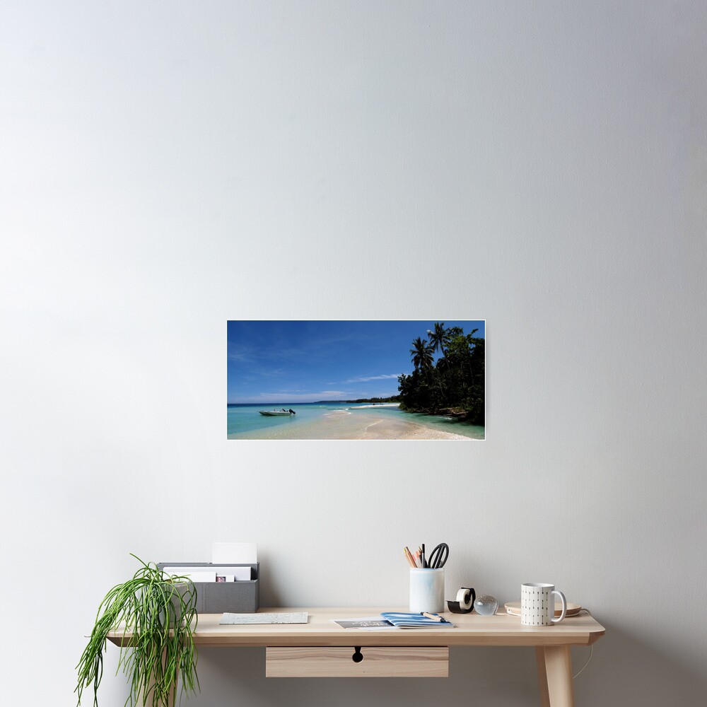 River mouth at Waterfall Bay Poster