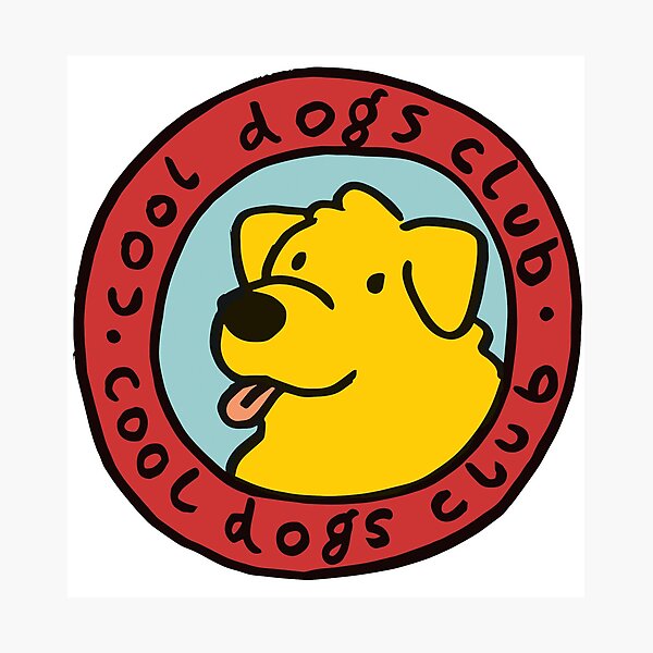 club de chiens cool Impression photo
