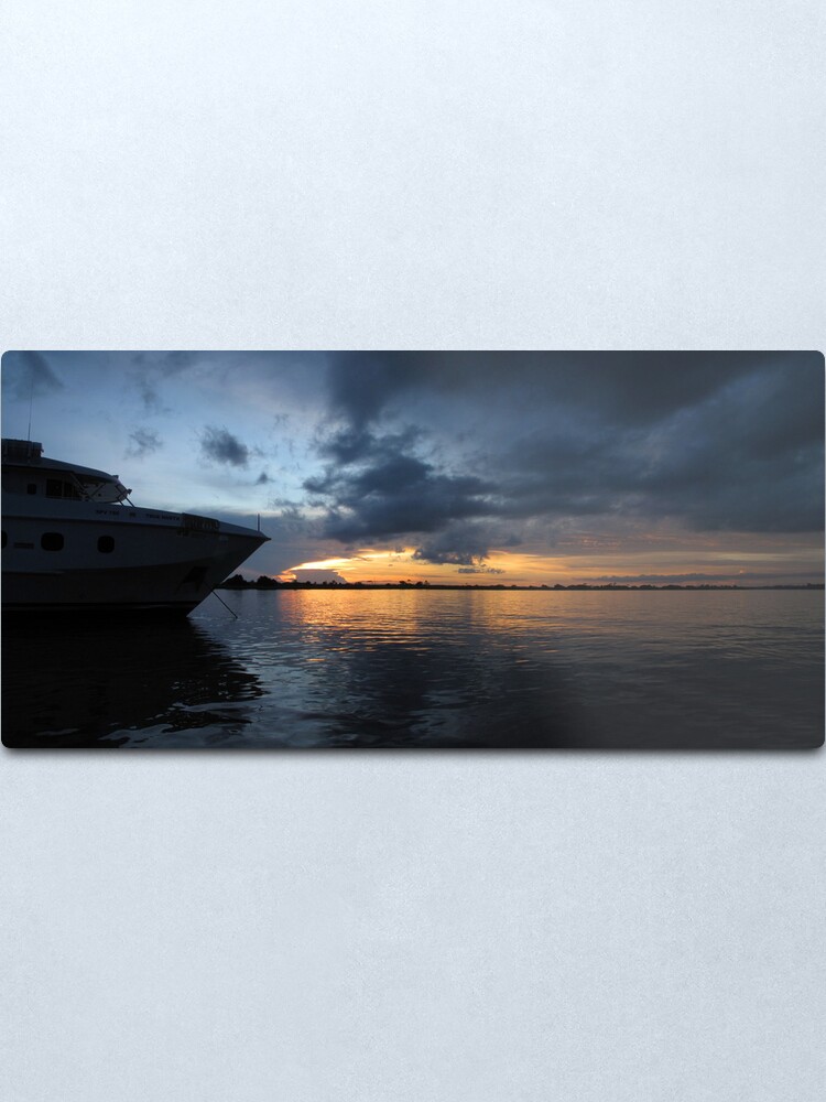 Alternate view of Sepik Sunset Metal Print