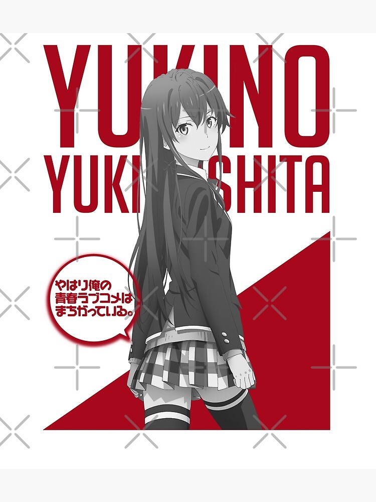 Yukino Yukinoshita Oregairu SNAFU Card Anime Greeting Card for