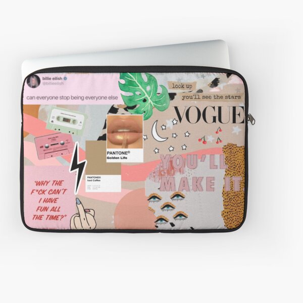 Glam Aesthetic Collage Laptop Sleeve