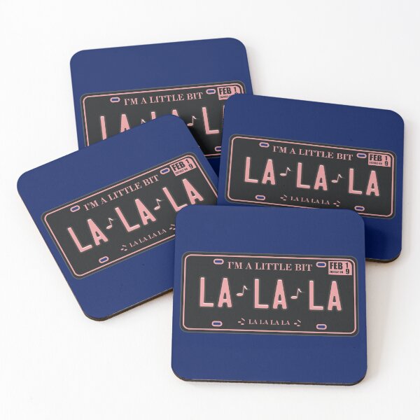 Item preview, La La La License Plate designed and sold by MovieVigilante.
