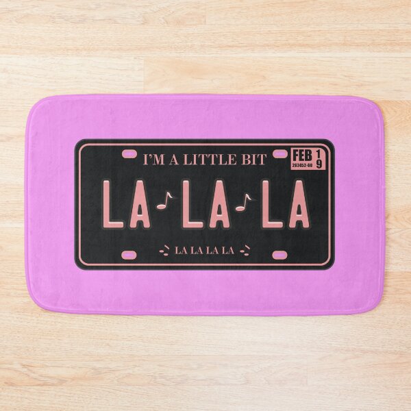Item preview, La La La License Plate designed and sold by MovieVigilante.