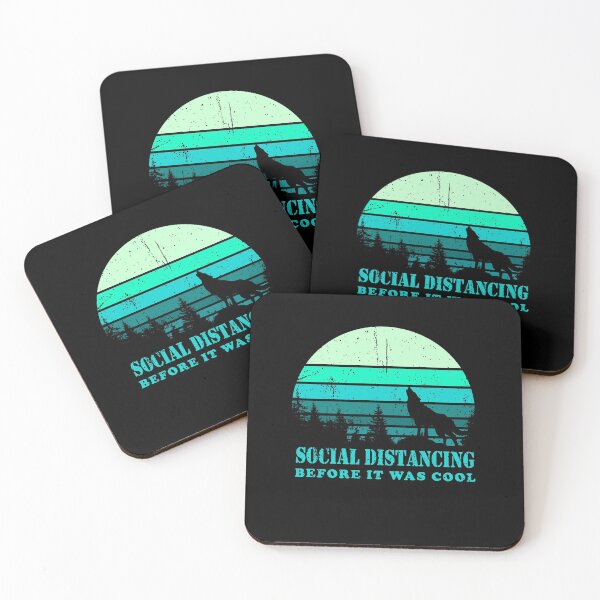 Item preview, Social Distancing Before It Was Cool, Lone Wolf  designed and sold by Parahelio.