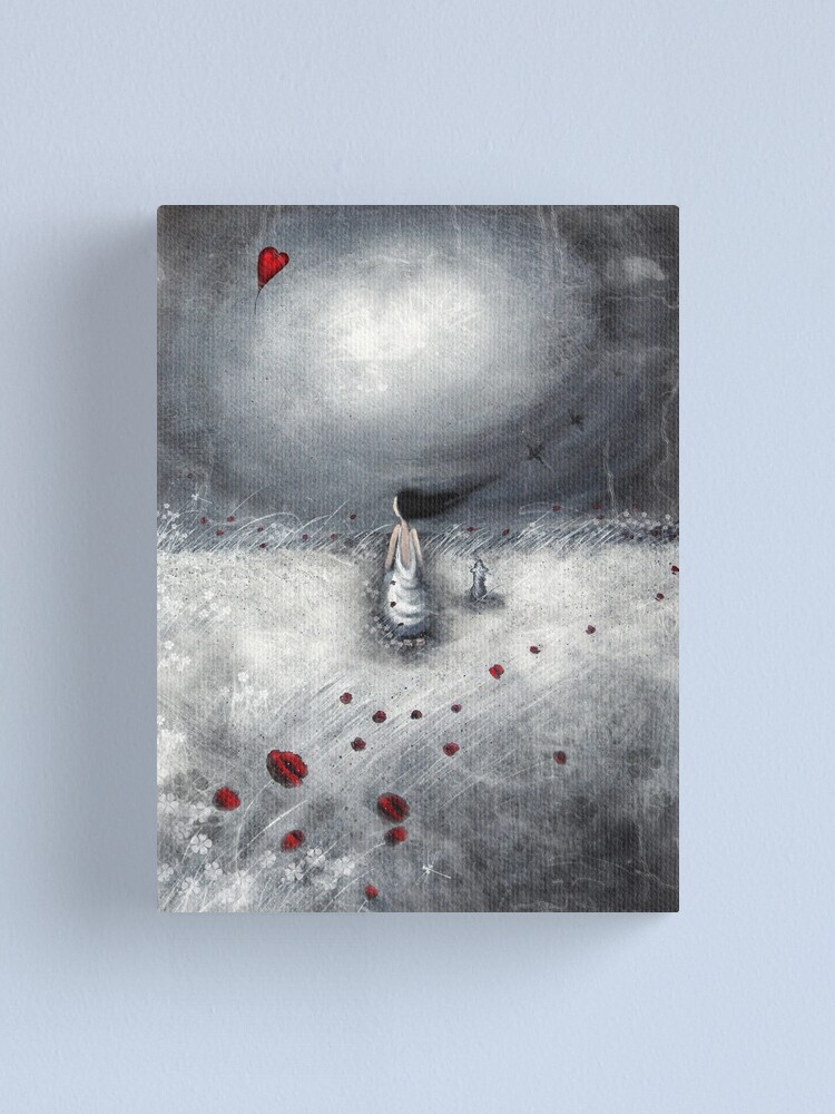 Alternate view of Let your heart find its way.... Canvas Print