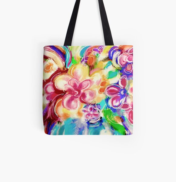 Flowers in a Vase 1.B All Over Print Tote Bag