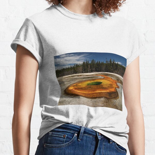 Chromatic Pool - Upper Geyser Basin - Yellowstone National Park Classic T-Shirt