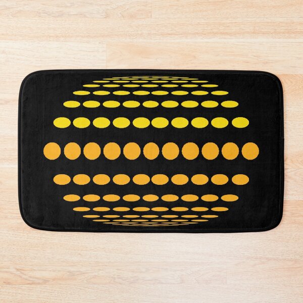 Item preview, Saffron Warping Dots Illusionary Pattern designed and sold by pelagio.