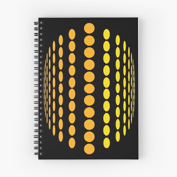 Item preview, Saffron Warping Dots Illusionary Pattern designed and sold by pelagio.