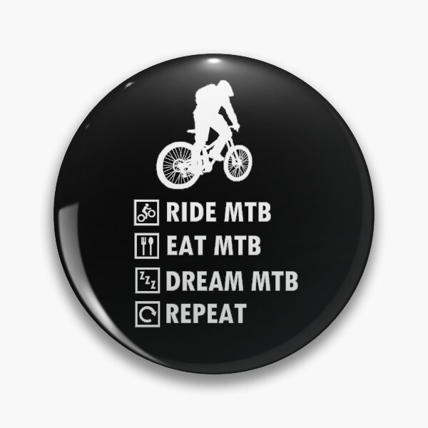 Aperçu de l'œuvre Ride MTB Eat MTB Sleep MTB Repeat créée et vendue par aktiveaddict.