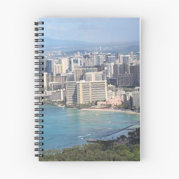 Item preview, View from the summit of Diamond Head Mountain designed and sold by lizdeloro.