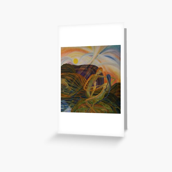The Round Greeting Card