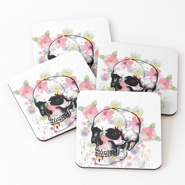 Item preview, Floral Skull designed and sold by RachelMarie25.