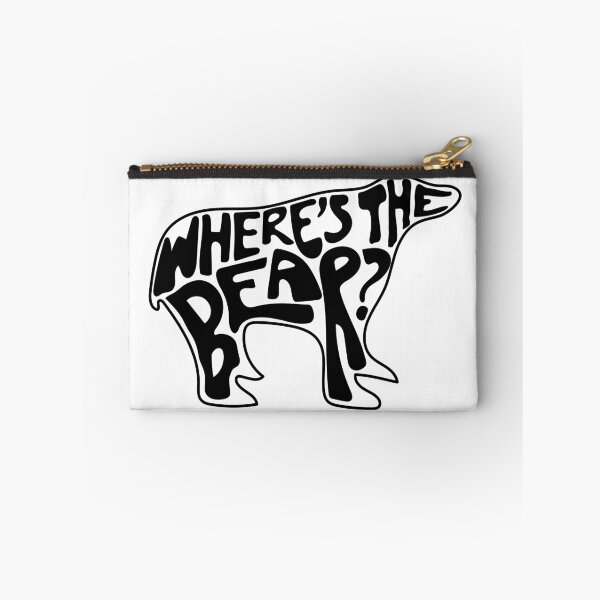 Item preview, Where's The Bear? Hand lettering in the shape of a bear. David Rose to Patrick Brewer on The Hike when a branch snaps. designed and sold by The-Goods.