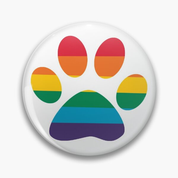 Paw Pride Pins And Buttons Redbubble 