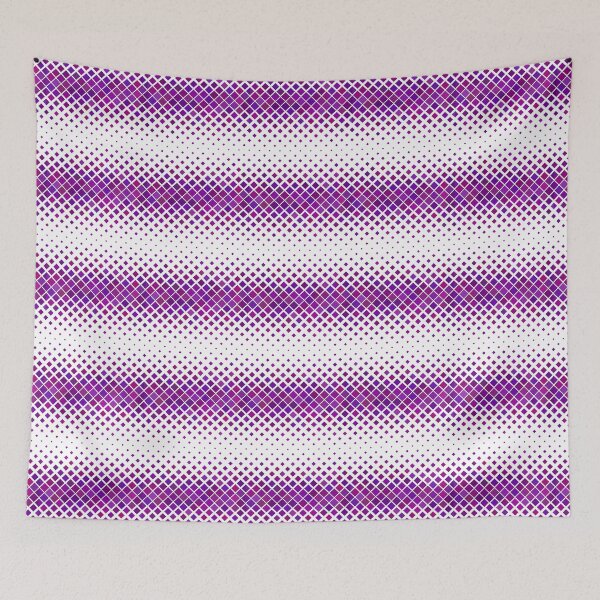 Item preview, Diagonal Purple Squares designed and sold by hatimelhag.