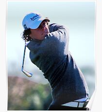 Rory McIlroy - Tees Off Poster