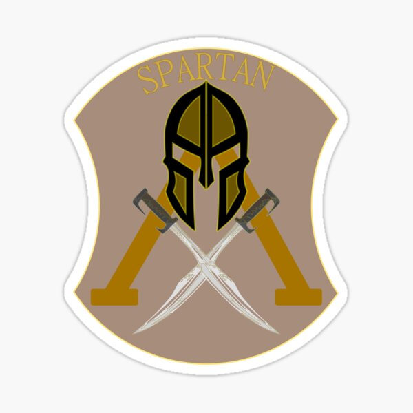 Spartan Sticker For Sale By MrNik Redbubble