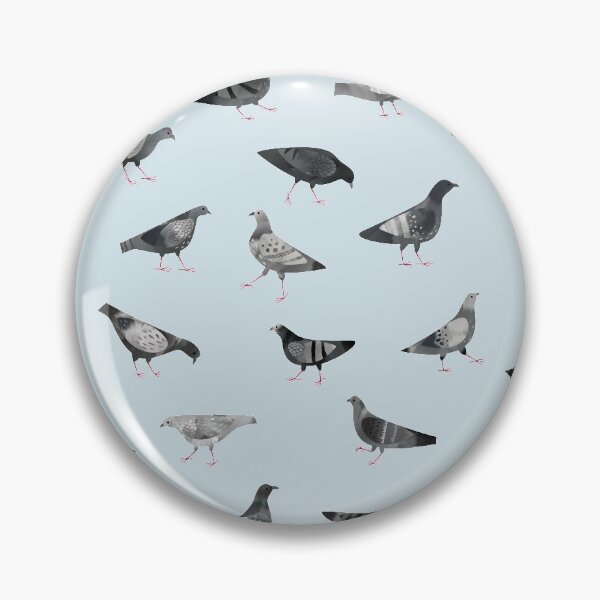 Pigeons Doing Pigeon Things Pin