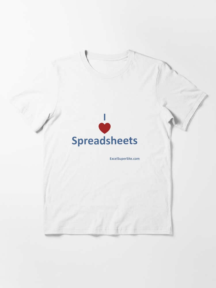 i love excel t shirt