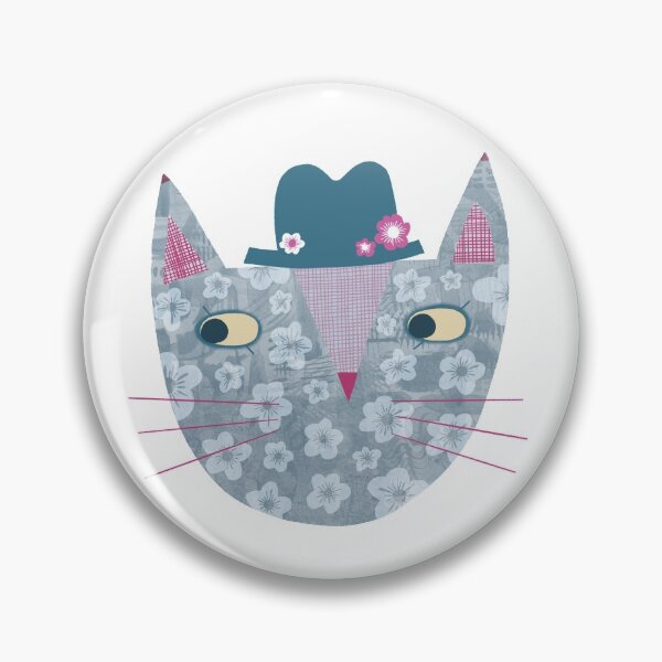 Item preview, Flowery Cat in a Flowery Hat designed and sold by squirrell.