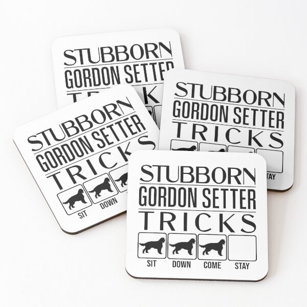 Item preview, Funny Gordon Setter Design: Stubborn Gordon Setter Tricks / Stubborn Dog Tricks, funny gift idea designed and sold by HEJAshirts.