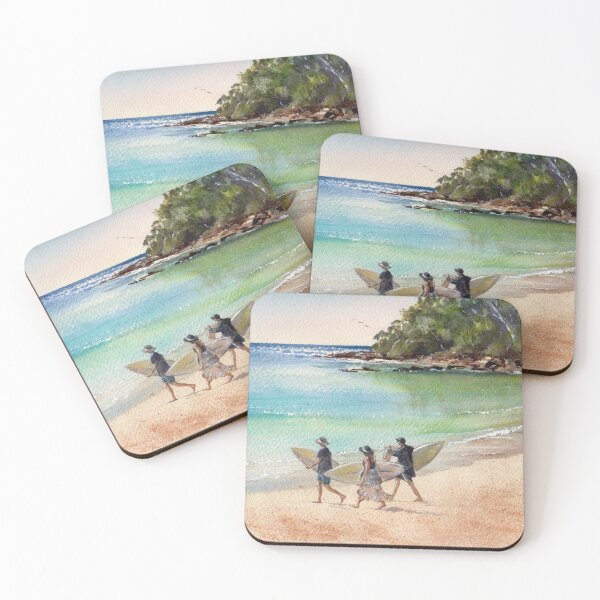 Item preview, Noosa Surfers at Main Beach designed and sold by Chris Hobel.