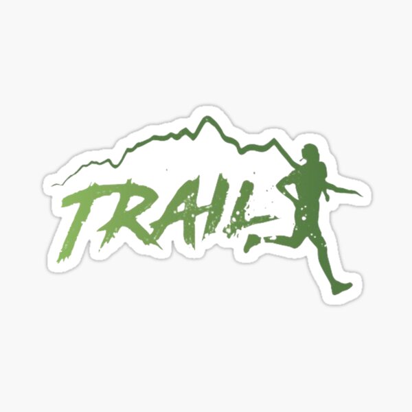 trail running Sticker