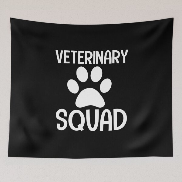 Item preview, Funny cute veterinary squad vet tech assistant receptionist student intern paw print veterinarian  designed and sold by tiffanator606.