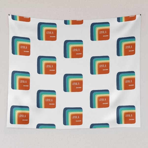 Item preview, Retro Rainbow, Loyola University Chicago 2  designed and sold by roseliliana.