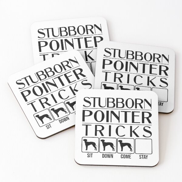 Item preview, Funny Pointer Design: Stubborn Pointer Tricks / Stubborn Dog Tricks, funny gift idea designed and sold by HEJAshirts.