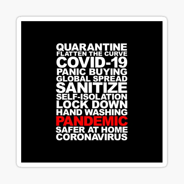 "Pandemic" Sticker