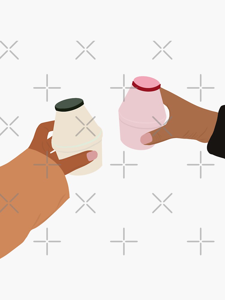 "Yakult Korean Yogurt Smoothie" Sticker for Sale by Bellajontia Redbubble