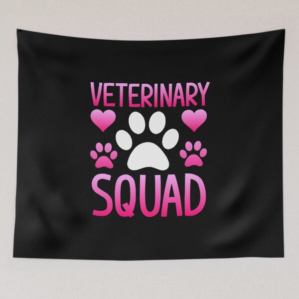 Item preview, Copy of Funny cute veterinary squad vet tech assistant receptionist student intern paw print veterinarian  designed and sold by tiffanator606.